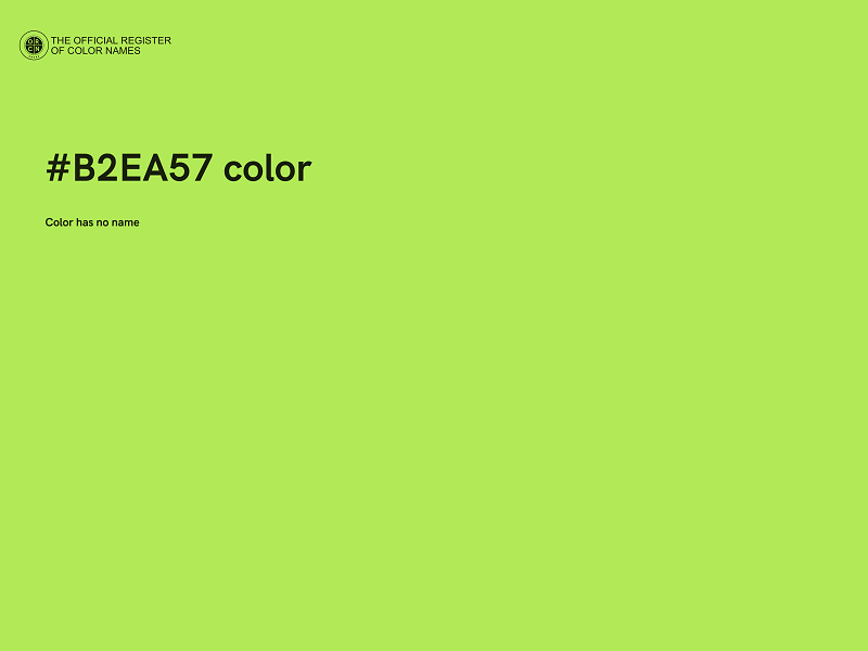 #B2EA57 color image