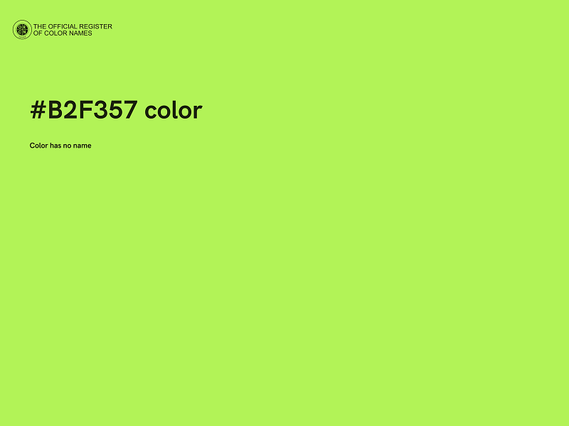 #B2F357 color image