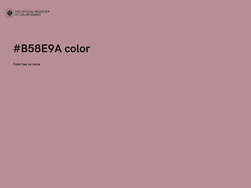 #B58E9A color image