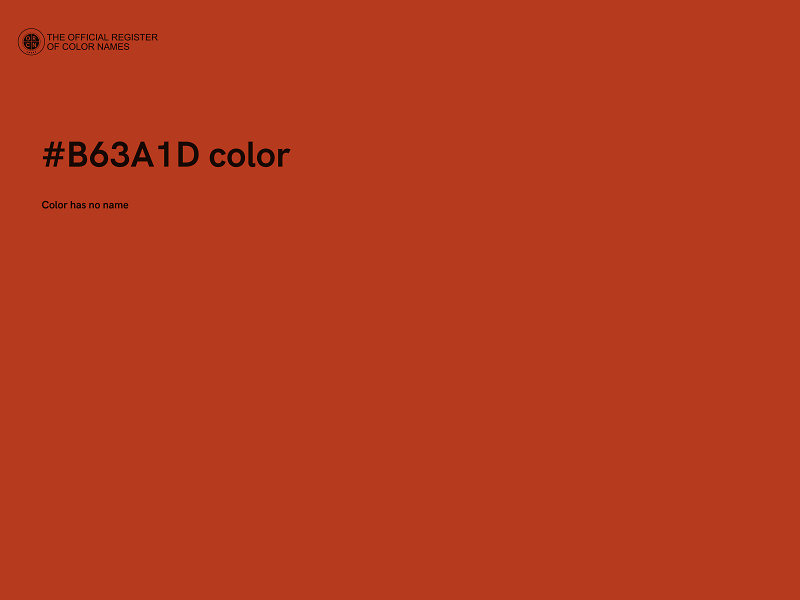 #B63A1D color image