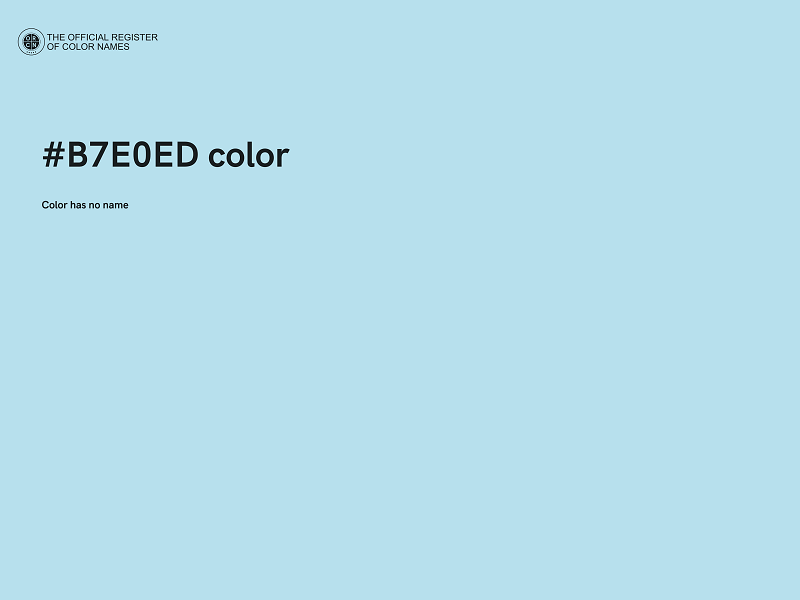 #B7E0ED color image