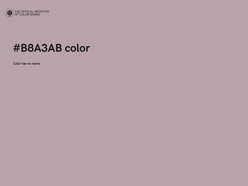 #B8A3AB color image