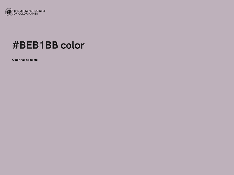 #BEB1BB color image