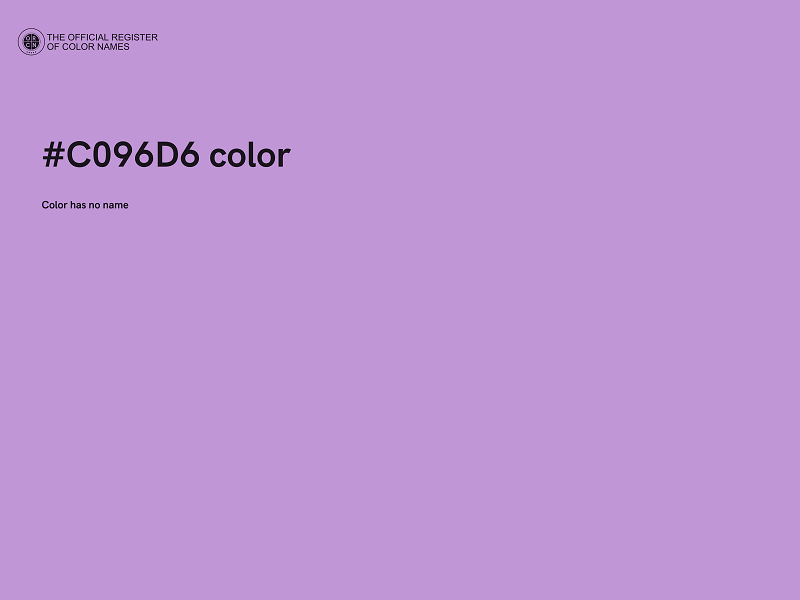 #C096D6 color image