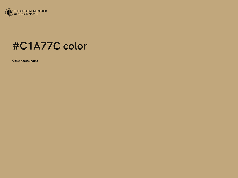 #C1A77C color image