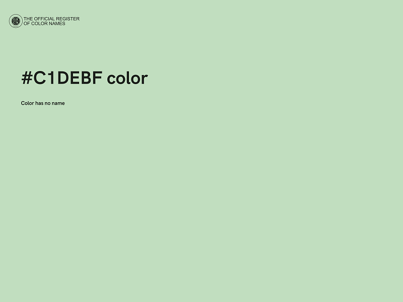 #C1DEBF color image