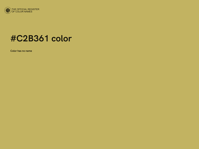 #C2B361 color image