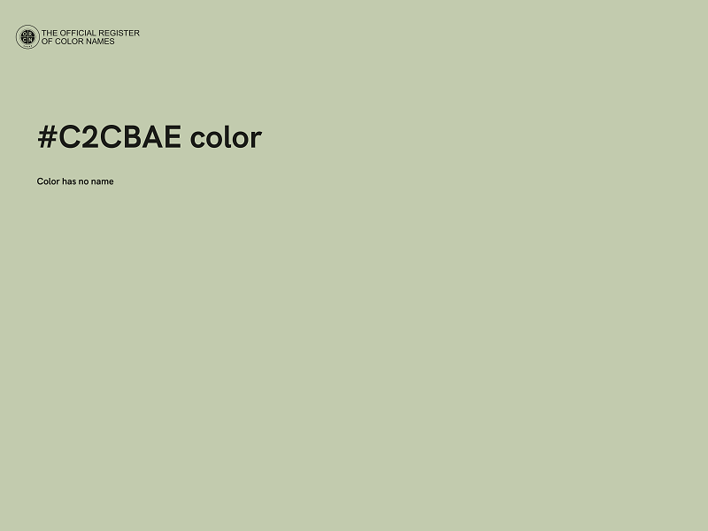 #C2CBAE color image