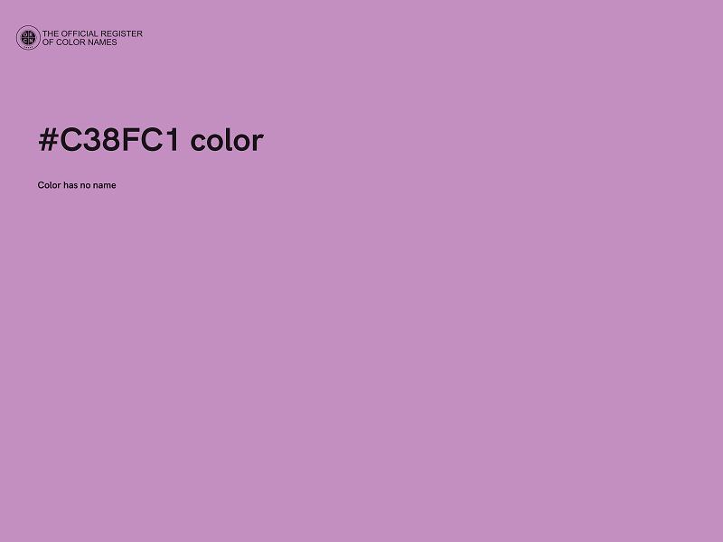 #C38FC1 color image