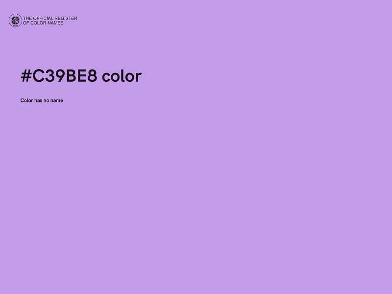 #C39BE8 color image