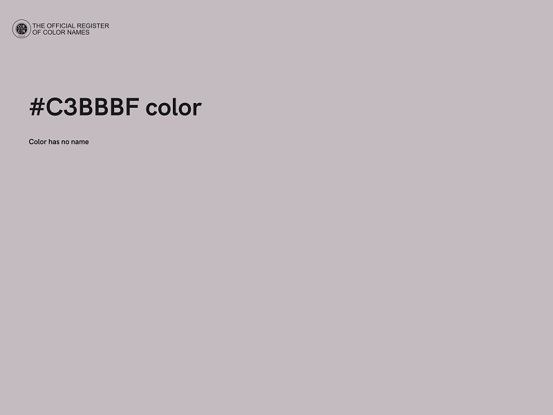 #C3BBBF color image