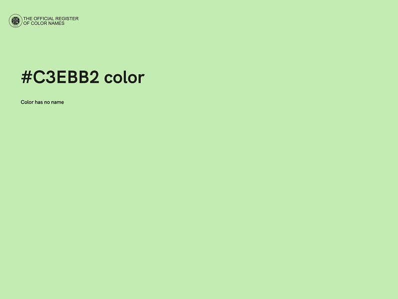 #C3EBB2 color image