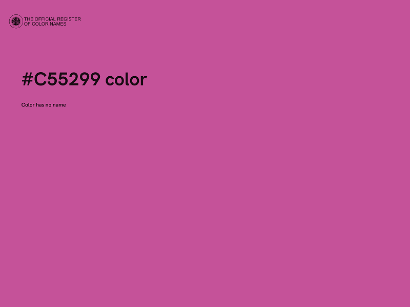 #C55299 color image