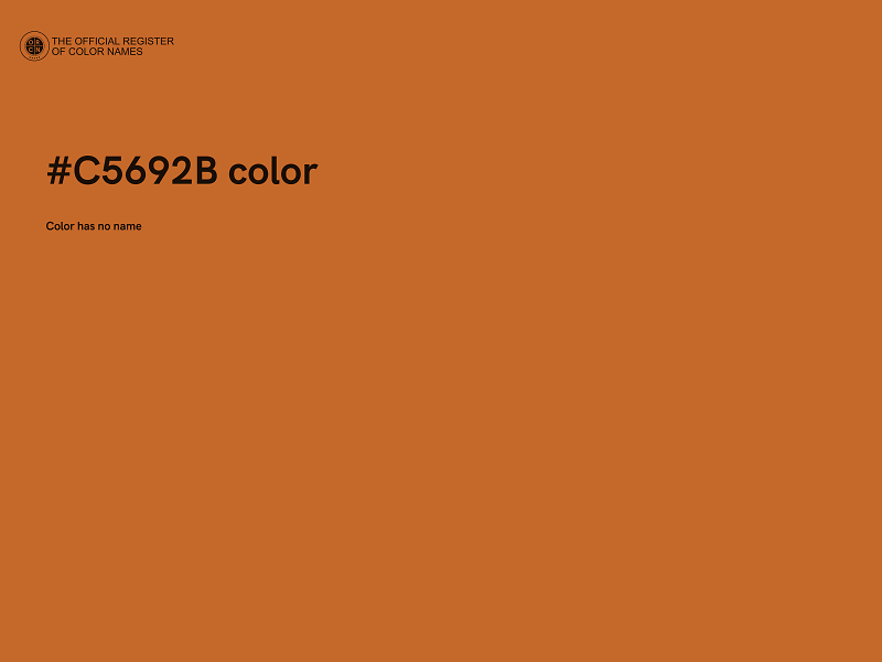 #C5692B color image