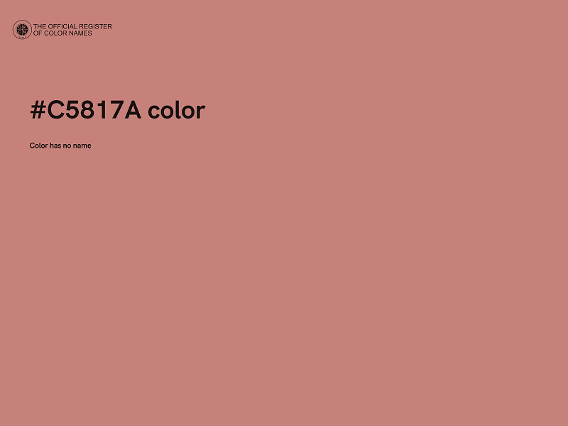 #C5817A color image