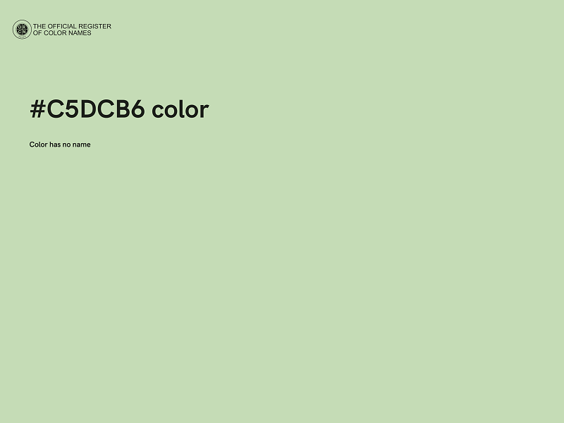 #C5DCB6 color image