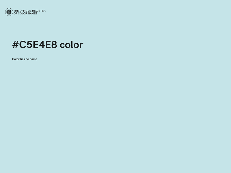 #C5E4E8 color image