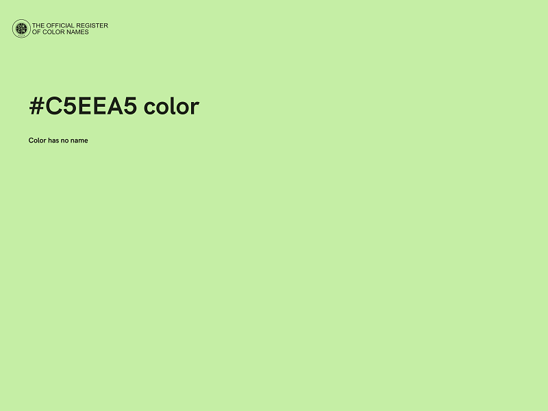 #C5EEA5 color image