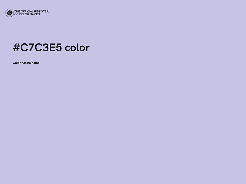 #C7C3E5 color image