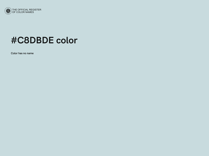 #C8DBDE color image