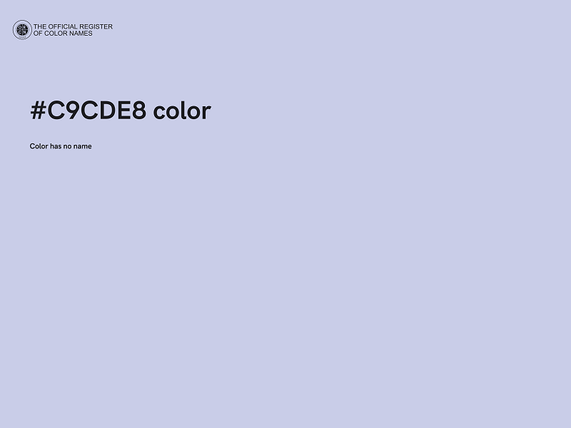 #C9CDE8 color image