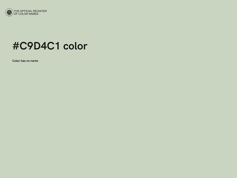 #C9D4C1 color image