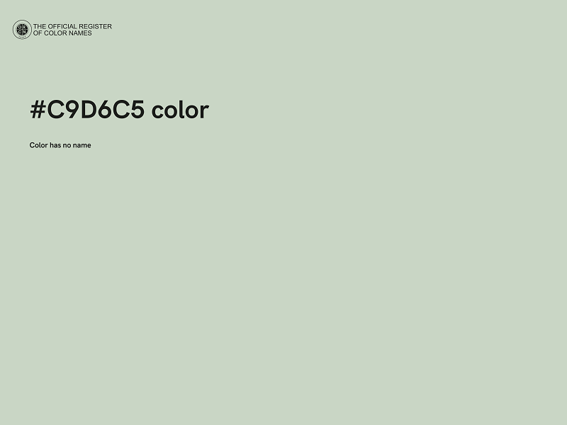 #C9D6C5 color image