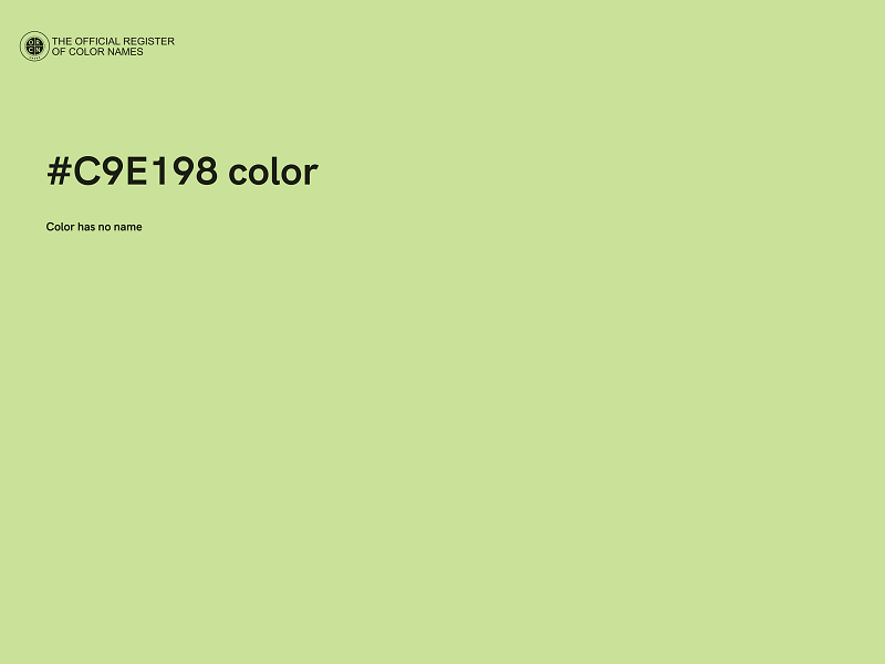 #C9E198 color image