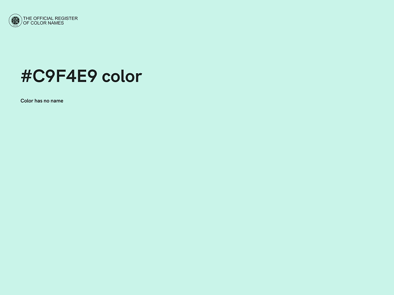 #C9F4E9 color image