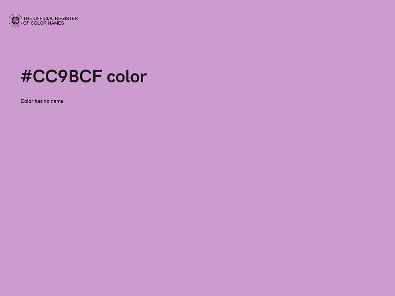 #CC9BCF color image