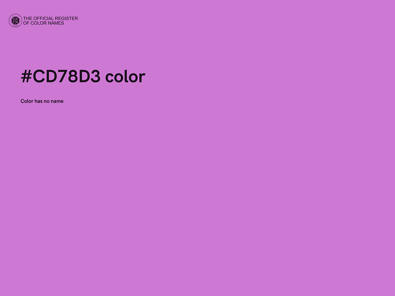 #CD78D3 color image