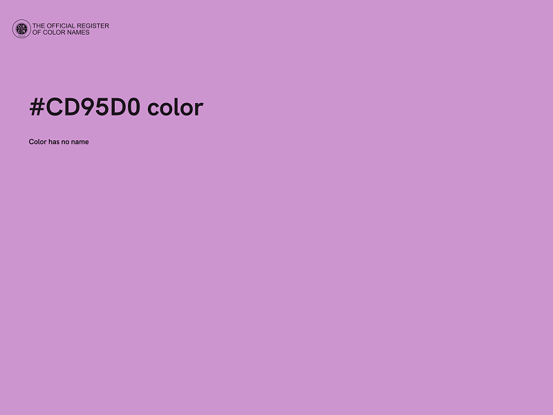 #CD95D0 color image