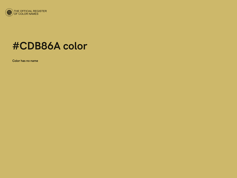 #CDB86A color image