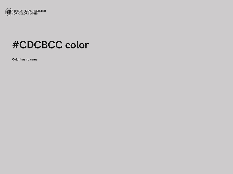 #CDCBCC color image