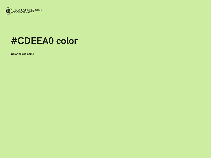 #CDEEA0 color image