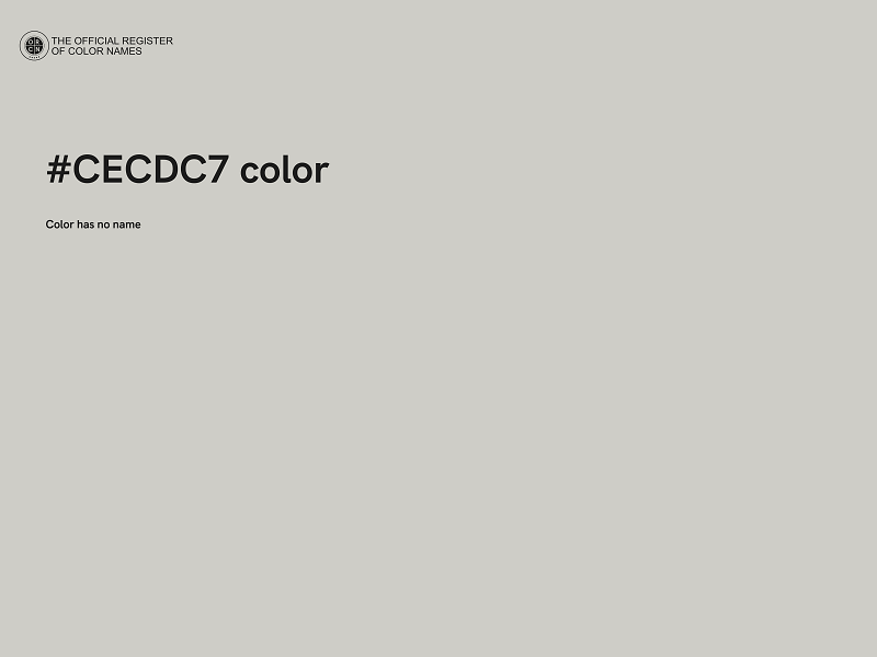 #CECDC7 color image