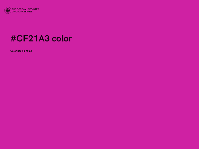 #CF21A3 color image