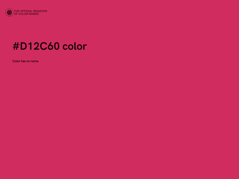 #D12C60 color image