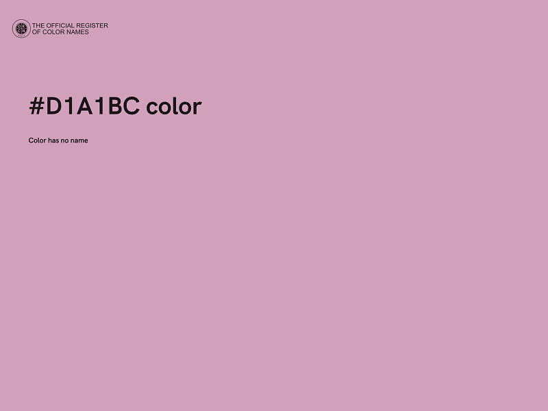 #D1A1BC color image