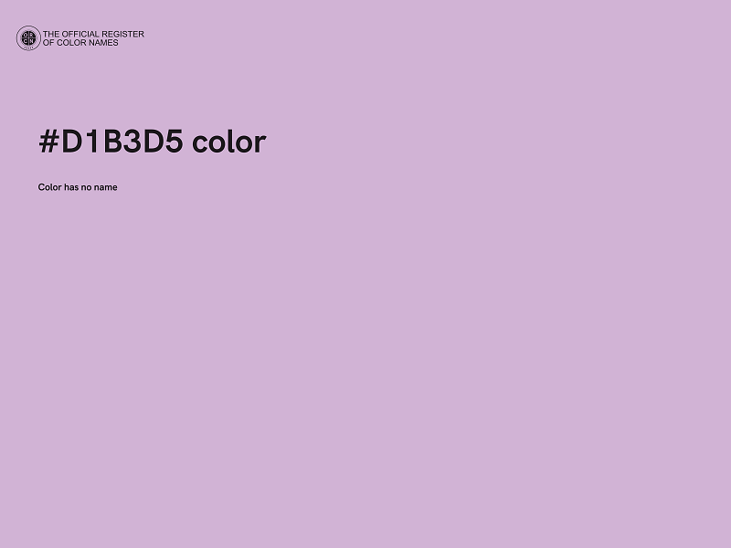 #D1B3D5 color image