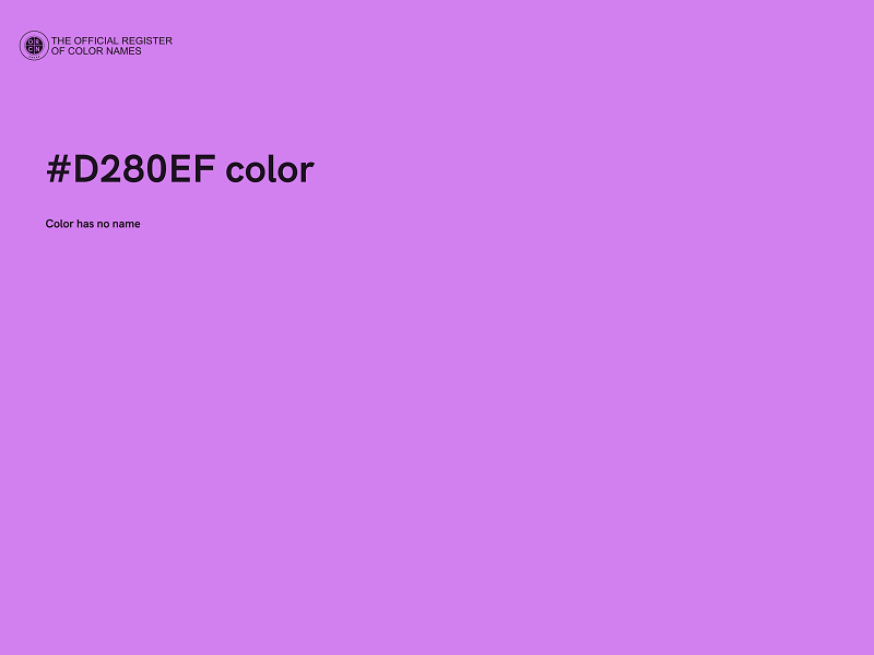 #D280EF color image