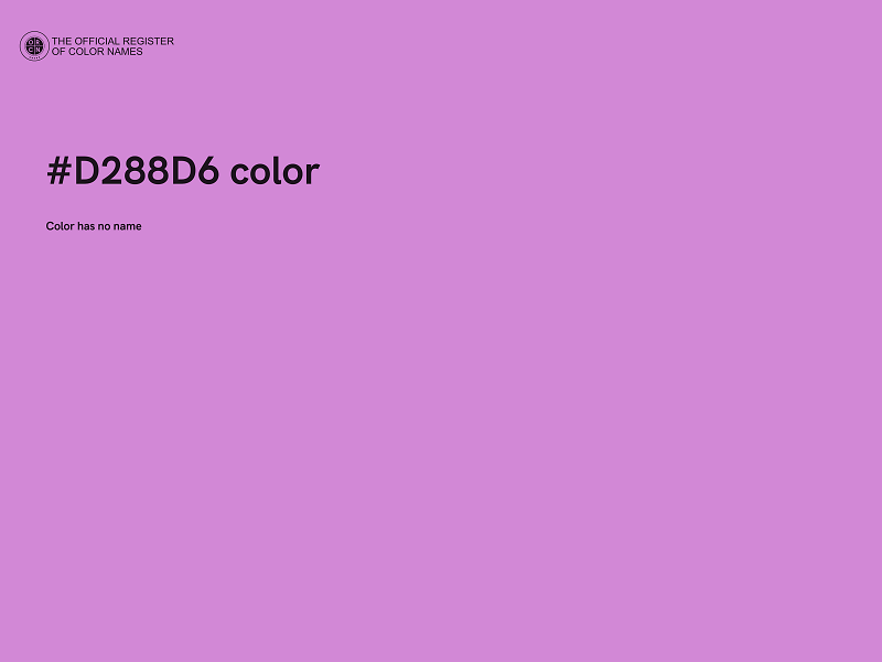 #D288D6 color image