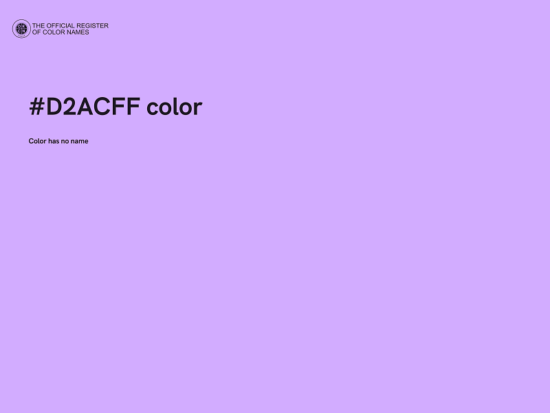 #D2ACFF color image