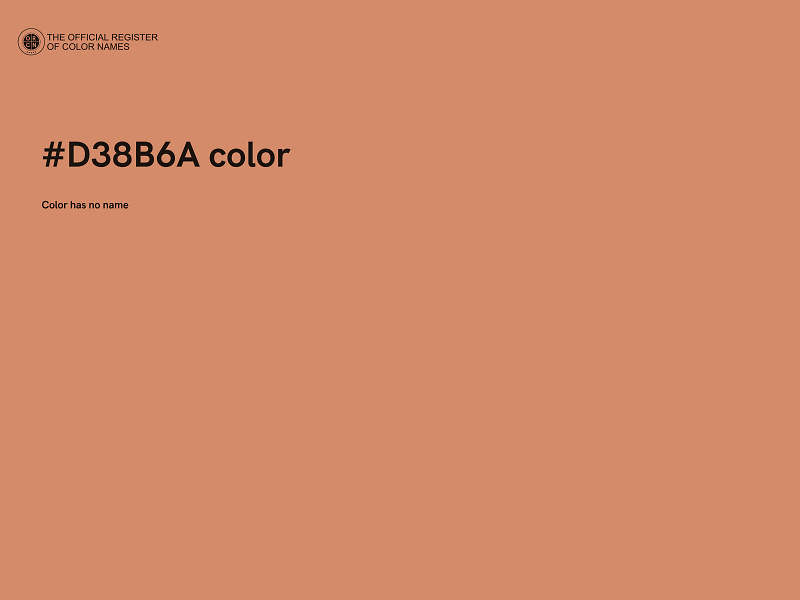 #D38B6A color image