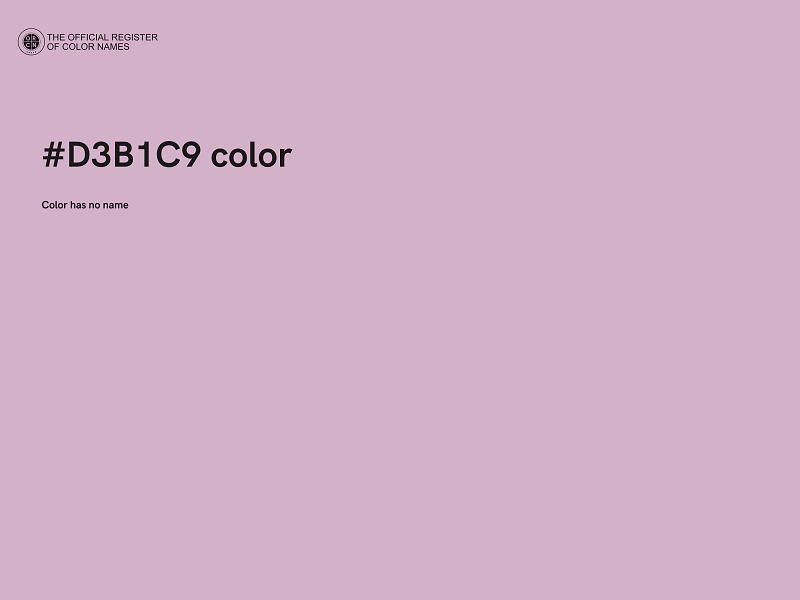 #D3B1C9 color image