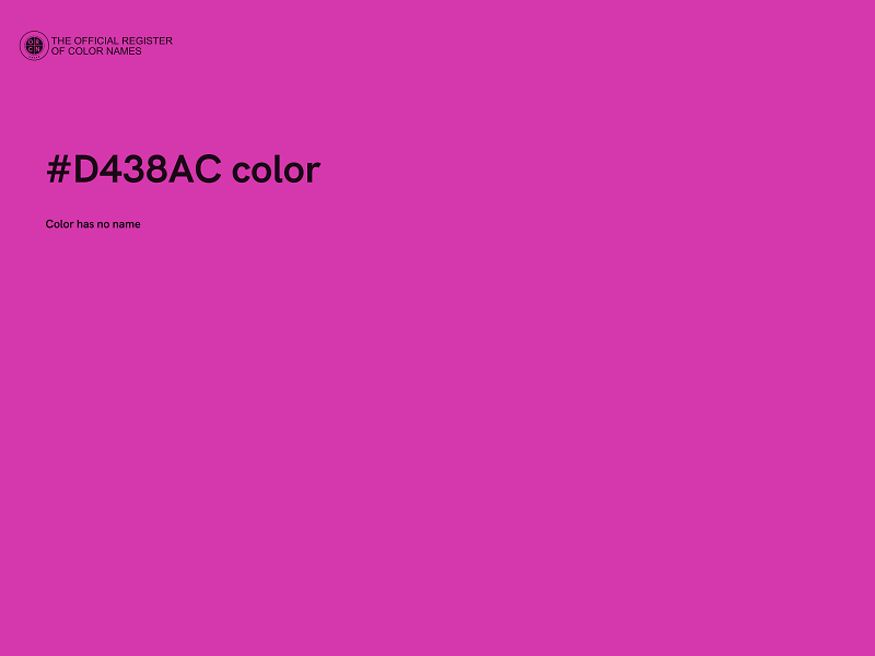 #D438AC color image