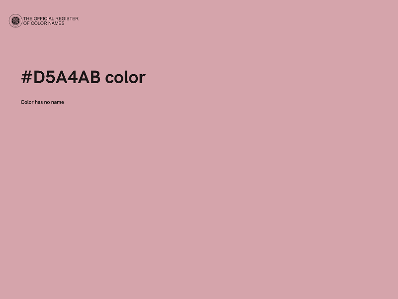 #D5A4AB color image