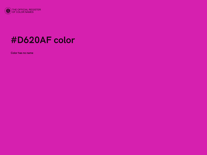 #D620AF color image