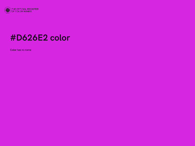 #D626E2 color image