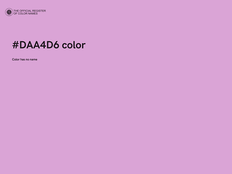 #DAA4D6 color image